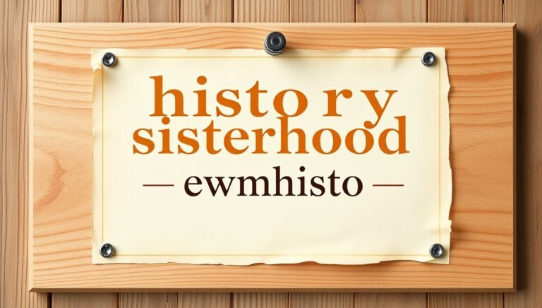 history sisterhood ewmhisto
