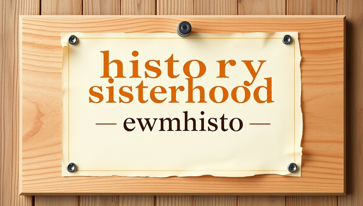 history sisterhood ewmhisto